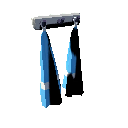 Mobile_housepack_holder_with_towels_1 Blue